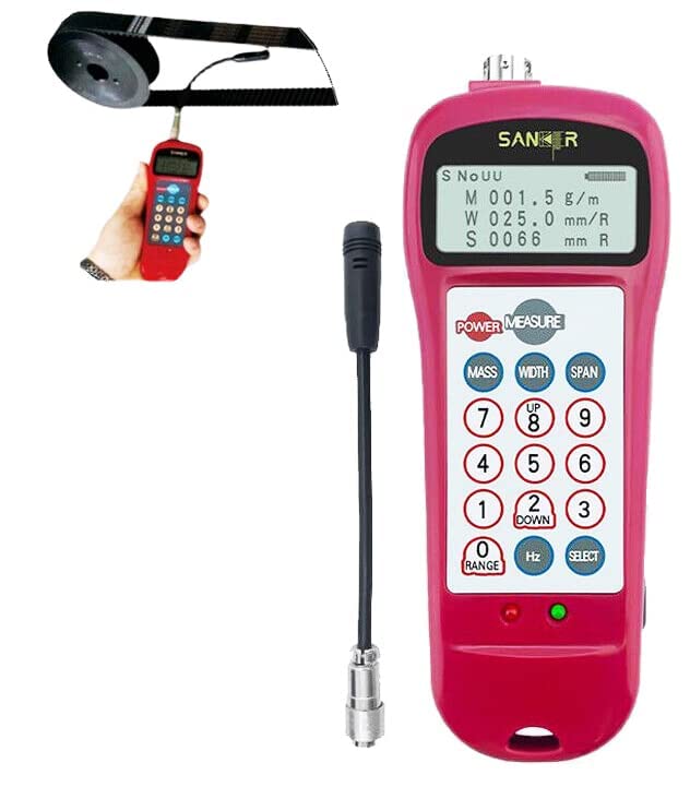 QIUSUO Sonic Tension Meter Belt Tensiometer with