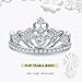 Yellow & White Gold Plated 925 Sterling Silver Princess Crown Ring - Top Tiara Ring Gift