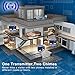 Hosmart 1500FT Wireless Doorbell Intercom System with 2 receivers -Weather/Water Proof