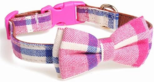 Umisun Dog Collar Bow Tie - Adjustable Cotton Design Fit Dog Puppy - Cute Fashion Dog Collar Bow Ties
