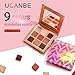 UCANBE Professional Eye shadow Palette Pigmented Matte Shimmer 9 Colors Eyeshadow Palette Blendable Waterproof Long Lasting Eye Shadow Makeup (Marvel)