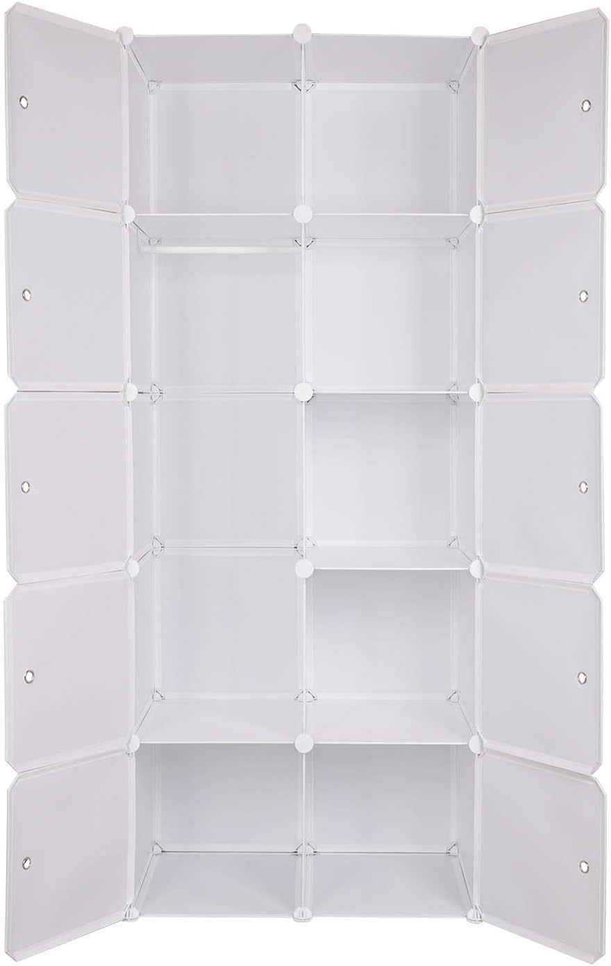 cube shoe storage on Je Jeffordoutlet Storage Organizer Cube Closet Portable Wardrobe Ideal Storage Modular Cabinet For Space Saving Toys