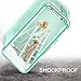 Galaxy S8 Case, AOKER [New] [Perfect] 3 in 1 Shockproof Hybrid Heavy Duty High Impact Hard Plastic +Soft Silicon Rubber Armor Defender Protective Case Cover for Galaxy S8 (Mint Grey)