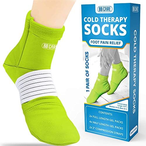 BB CARE Cold Therapy Socks Reusable Cooling Socks for Hot Feet Ice
