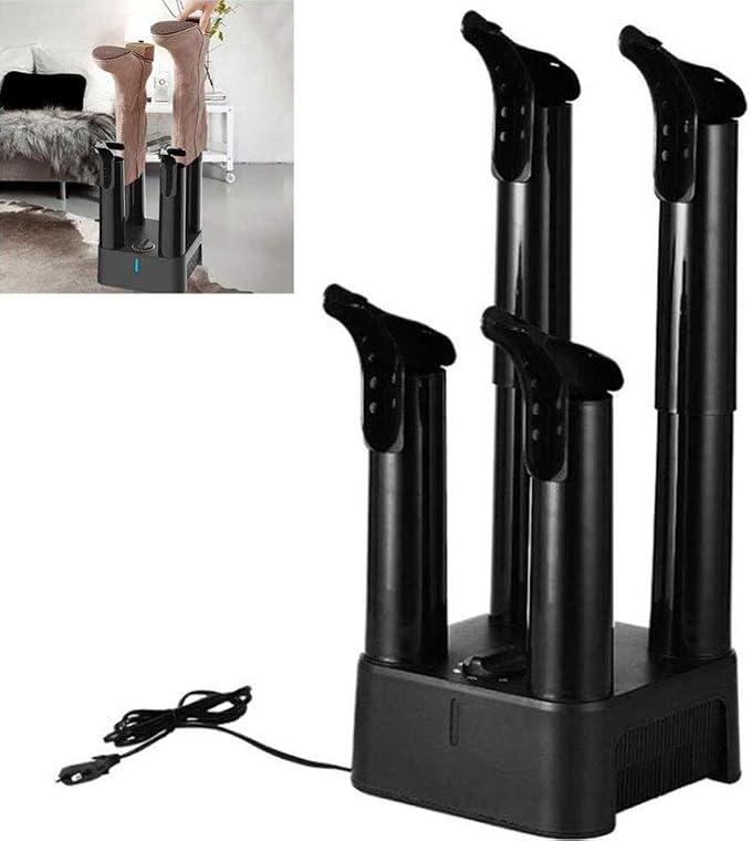 Sèche-Chaussures Électrique Avec Minuterie - Appareil De Séchage Rapide Pour Chaussures, Gants Et Chaussettes