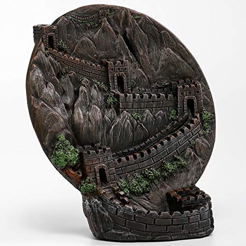 Zayton Incense Burner Waterfall Backflow Incense Burner The Great Wall Incense Holder for Home Decoration Meditation Relaxtion