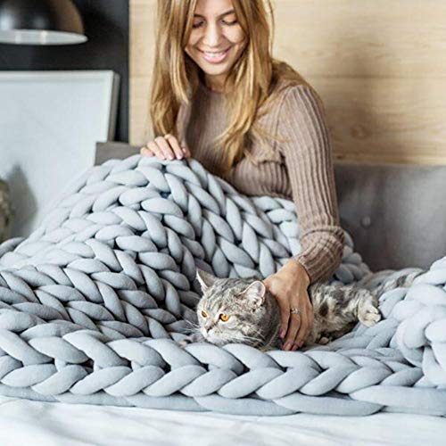 SHZONS 25M Soft Chunky Core Yarn Bulky Knitting Wool Yarn DIY Hand Woven Blanket Scarves Hats Core Yarn - Thumbnail 6