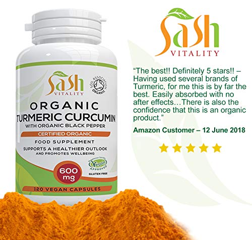 Organic Turmeric Curcumin 1800mg High Strength Serving with Organic Black Pepper 120 Vegan Organic Turmeric Curcumin 1800mg High Strength Serving with Organic Black Pepper 120 Vegan