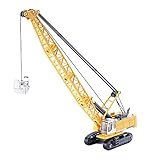 KDW 1/87 Scale Die-Cast Digging Cable Crane Excavator Alloy Construction Equipment Models