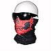 Diageng Black Seamless Skull Face Tube Mask BUFF-Thin