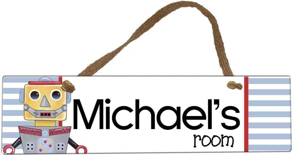 Personalized Robot Door Sign