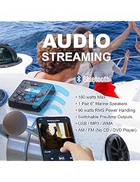 Boss   Receptor de audio y altavoz MCKGB450B.6 Marine   2 180 W