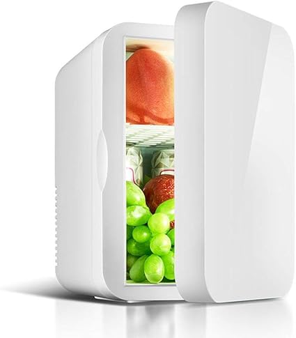 urbenlife mini refrigerador y calentador de 6 litros de litro nevera portatil electrica super mini portatil caja fria 12v 220v para viajar y hogar