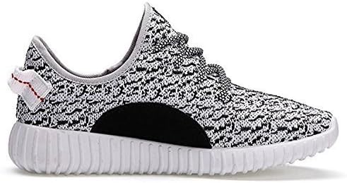 TiAnge Mens Womens Unisex Couple Casual Fashion Sneakers Breathable Athletic Running Shoes (US Mens 8.5 / EU 42, Gray)
