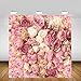 WOLADA Flower Wall Backdrop Floral Back Drop Rose Banner Mothers Day Backdrops for Photography 8x8FT 9604