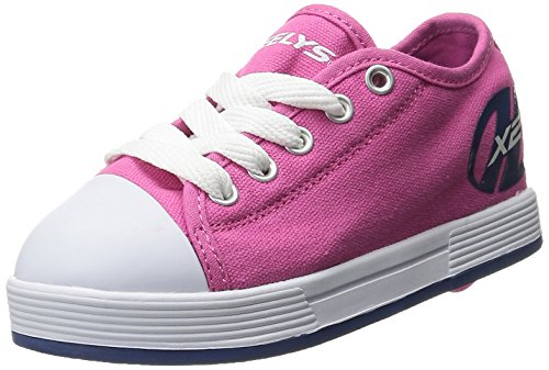 Heelys Fresh X2 Skate Shoe (Little Kid/Big Kid), Fuchsia/Navy, 5 M US Big Kid