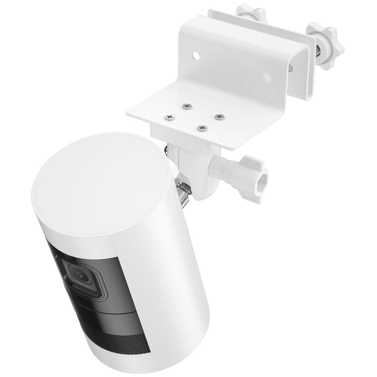 HOLACA Gutter Mount for Stick Up Cam Plug-in HD Security Camera and Stick Up Cam Pro Stick Up Cam Battery HD Security Camera-Weatherproof-Give a Perfect Angle for Your Ring Stick Up Cam(3rd)