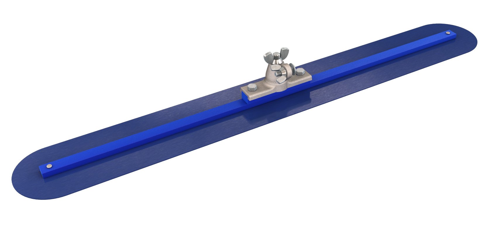 Bon 82-512 Fresno 36-inch Round End Blue Steel with Lock All Angle Bracket