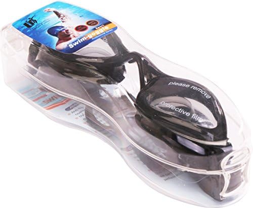 Utopia Fitness Swimming Goggles – Adjustable Size – No Leaking – Crystal Clear Vision - Anti-Fog – UV Protection - Includes Protection Case - Soft &amp; Comfortable