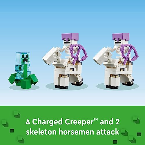 LEGO Minecraft The Iron Golem Fortress 21250 Building Toy Set, Playset