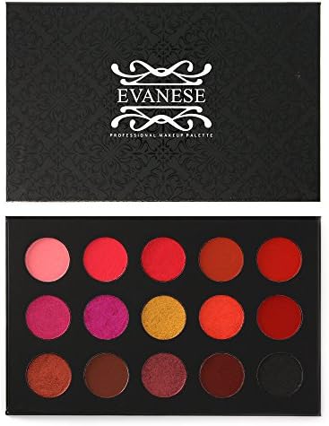 Evanese Professional Beauty Makeup 15 Color High Pigment Cream Eyeshadow Palette