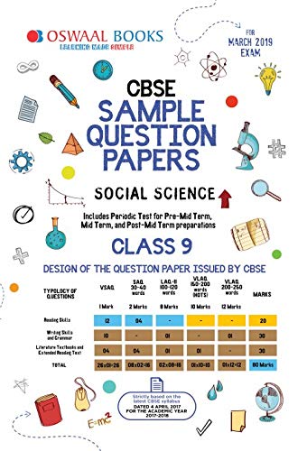 Oswaal CBSE Sample Question Paper Class 9 Social Science (For March 2019 Exam) Old Edition
