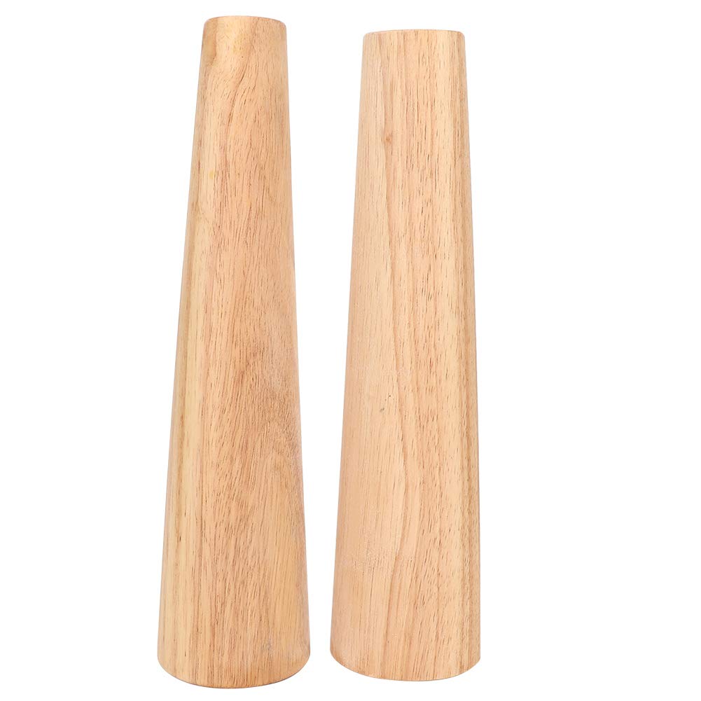 DAWH Bracelet Mandrel, 2 Pieces Oval Shape Round Wooden Oval Bracelet Wooden Mandrel for Jewelry Making for Jewelry Makers