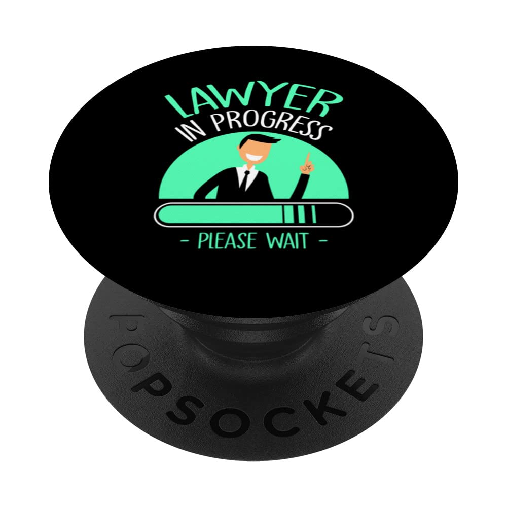 Lawyer In Progress Please Wait Law Attorney Advocate PopSockets Swappable PopGrip