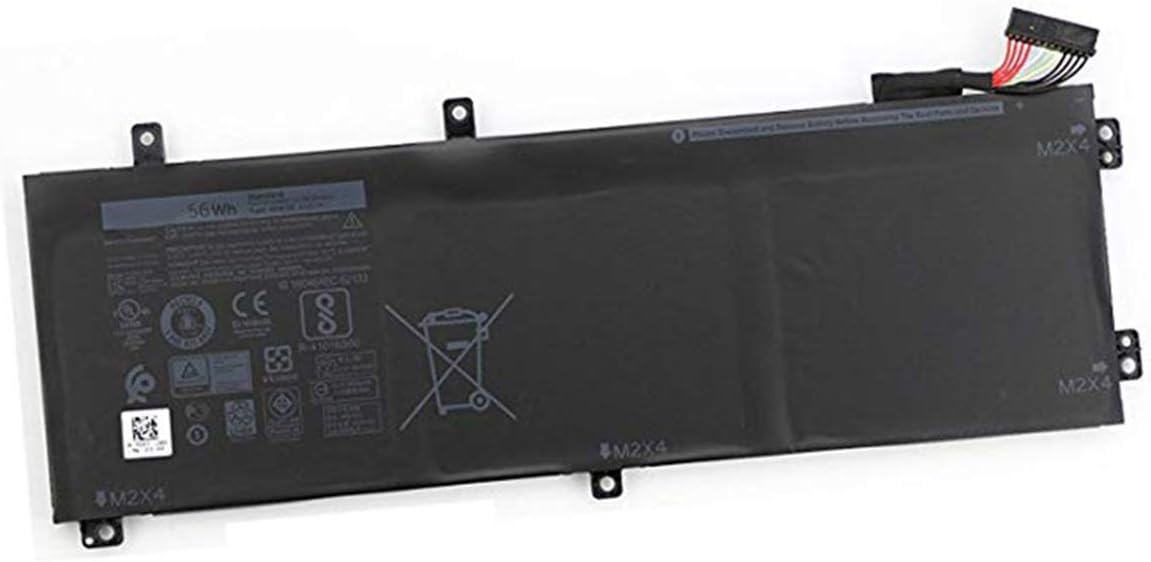 TYJYUN M7R96 56WHR 62MJV H5H20 Laptop Battery Compatible with Dell XPS 15 9560 Precision 5520 Notebook 11.4V 56Wh