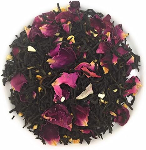 Nargis Assam Orthodox Tea With Natural Rose Petals Earl Grey And Lemon Peel Refreshing Herbal Beverage # 100 Grams