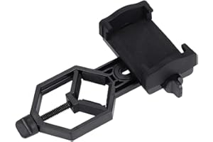 Telescope Phone Holder, Universal Binoculars/Microscopes Mobile Phone Photo Holders Mount Bracket for Bird Glasses, Monocular