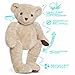 Bears For Humanity Large Certified Organic Brown Teddy Bear Stuffed Plush Animal With Movable Arms And Legs. 16 Inches. One Is Donated To A Child In Need For Each One Purchased