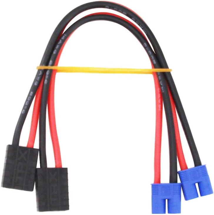 BDHI 2pcs ID Charger Adapter: Traxxas Female to EC3 EC-3 Male TLR LiPo TRX TRA2970 TRA2972(B129-2) - Image 4