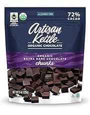 Artisan Kettle Organic Extra Dark Chocolate Chunks, 9 Oz