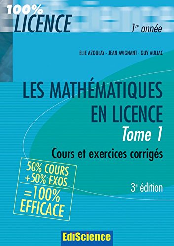 Les mathÃ©matiques en licence (French Edition) by (Paperback)