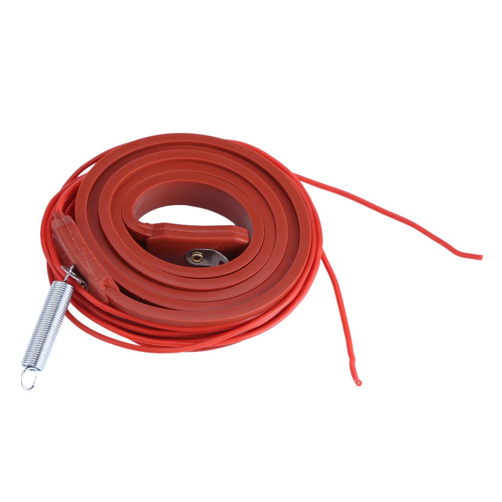 Cinta Calefactora Silicona 40W, 12V CC - Flexible, Impermeable, Para Compresor Aire Acondicionado, Motor, Tuberías