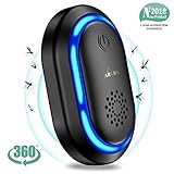 [2018 UPGRADED] Ultrasonic Pest Repellent - Electronic Pest Repeller Plug In Effective Indoor & Outdoor Pest Free Insects Control, for Rodent, Cockroach,Mosquito,Rat,Mice,Bed Bug,Spider,Flea,Fly