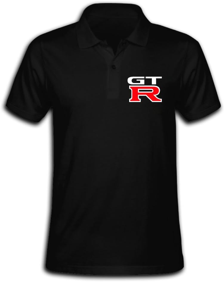 OKAKA T Shirts GT R Nissan Logo Polo Tees for Men