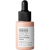 Versed Stroke of Brilliance Brightening Serum - Discoloration Correcting Serum with Vitamin C + Licorice Root to Even Skin Tone - Firming, Hydrating, and Strengthening Skin Care - Vegan (1 fl oz)