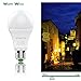 Dusk to Dawn Light Bulbs,AMORNO 7W E26/E27 Smart Sensor Light Bulb with Auto on/Off, Indoor/Outdoor LED Lighting Lamp for Porch, Hallway, Patio, Garage,Hallway(Warm White)