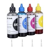 Inkjet Printer Refill Ink Dye Bottles Kit for LC201