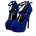 buytra Sexy Fashion Womens Platform Pumps Strappy Buckle Stiletto High Heels Shoes