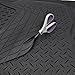 MotorTrend Premium Odorless Heavy Duty Trimmable High Grade Rubber Cargo Floor Mat (Black) (43.2
