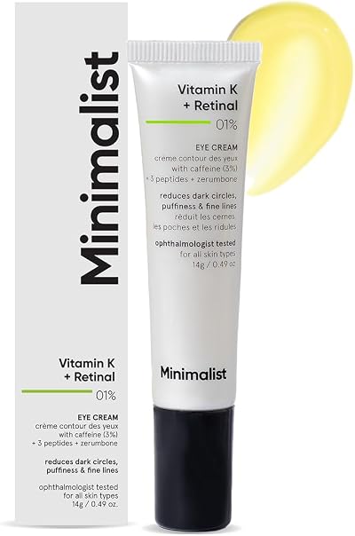 Minimalist Vitamin K + Retinal 01% Under Eye Cream 14 g