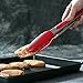 Silicone Kitchen Tongs 2 Pack, Heat Resistant Cooking Tongs with Silicone Tip for BBQ, Salads,Grilling,Serving and Fish Turning, Silicone Oil Brus