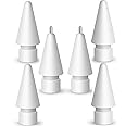 Replacement Pencil Tips for Apple Pencil 2nd Generation/ 1st Generation Tips,iPencil Tip Nibs Accessories for iPad Pro/Apple Pencil Pro/USB-C (6 Pack)