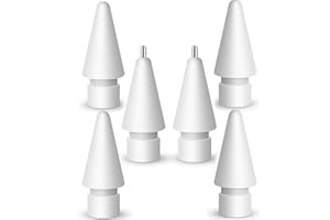 MEKO Premium Apple Pencil Replacement Tips for Apple Pencil Pro,Apple Pencil 1st Generation,Apple Pencil 2nd Generation,Apple Pencil USB-C (6 Pack)
