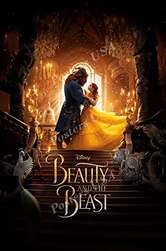 Disney Beauty and The Beast Movie Poster Glossy Finish Made in USA - MOV826 (24" x 36" (61cm x 91.5cm))