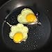 Uncle Jack's 304 Stainless Steel Cooking Rings Fried Egg Mold Pancake -4 Pack(Shape Heart, Round, Flower, Kitty Cat)