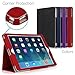 CaseCrown Bold Standby Pro Case for iPad Air - [Corner Protection] Auto Wake/Sleep, Hand Grip, Multi-Angle Viewing Stand (Compatible with iPad 9.7 2018/2017) - Red